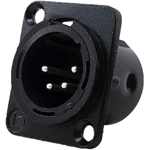 JL SERIES,4 PIN XLR MALE RECEPTA