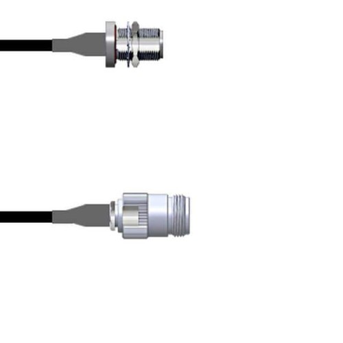 CBL ASSY N-TYPE JACK RG174 12"