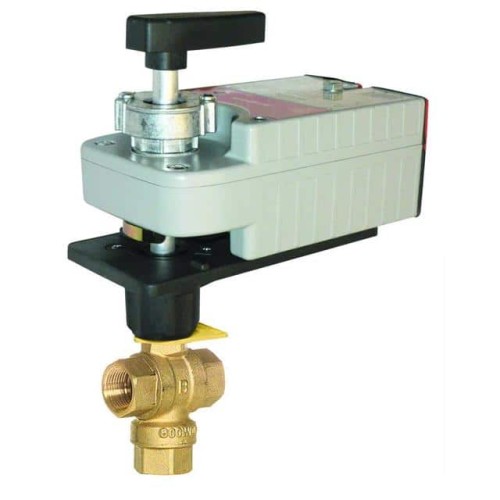 CONTROL BALL VALVE WITH ELECTRIC