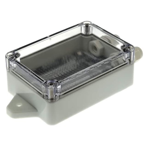 CASE ABS GRY/CLR 4.630LX2.283W