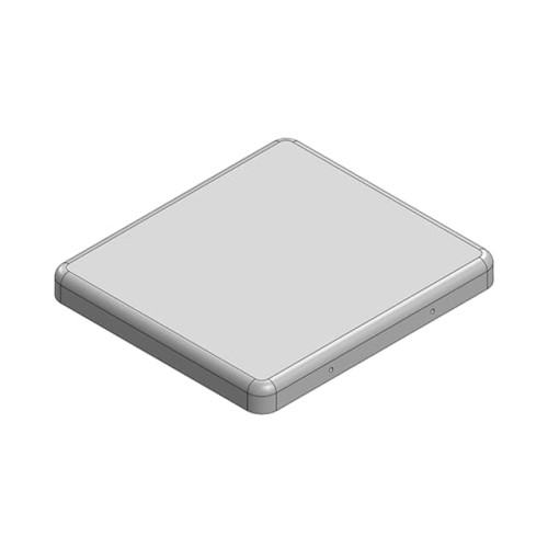 RF SHLD COVER 1.047"X1.165" SNAP