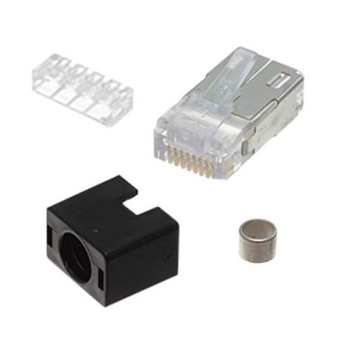 CONN MOD PLUG 8P8C SHIELDED