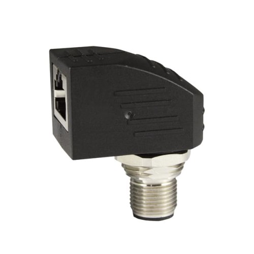 M12 TO RJ45 ADAPTER MALE D-CODED