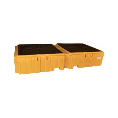 ULTRA-TWIN IBC SPILL PALLET W/DR