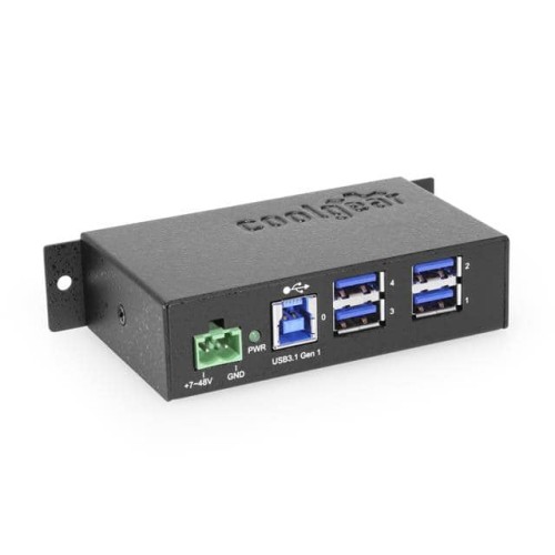 USB 3.1 4 PORT METAL HUB W/DIN R