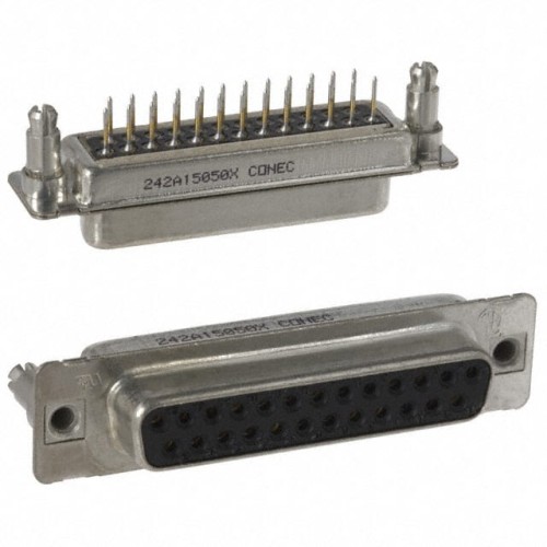 CONN D-SUB RCPT 25POS VERT SLDR