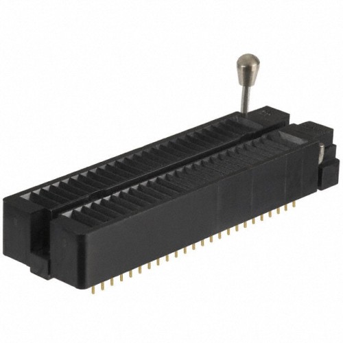 CONN IC DIP SOCKET ZIF 48POS GLD