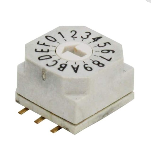 SWITCH ROTARY DIP 16P 0.15A 50V
