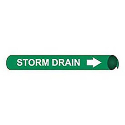 PIPE MARKER, PRECOILED AND STRAP