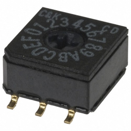 SW ROTARY DIP HEX COMP 0.4VA 20V