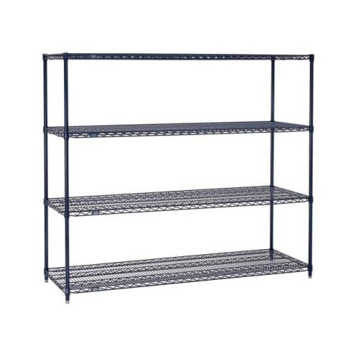 WIRE SHELVING, EPOXY, 54X18X63"