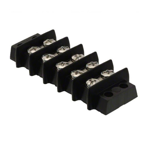 CONN BARRIER STRIP 5CIRC 0.438"