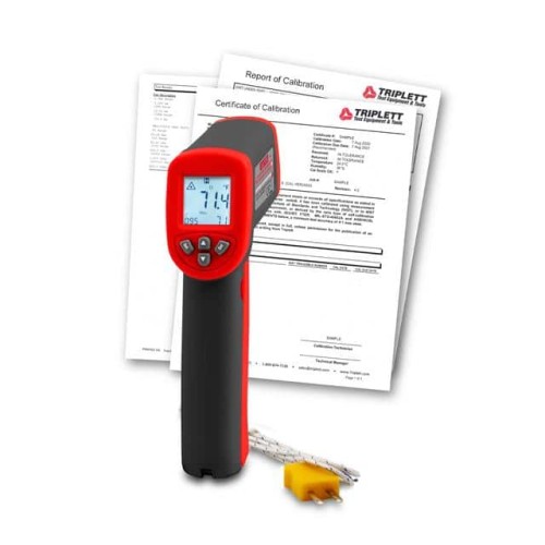 12:1 IR THERMOMETER WITH TYPE K