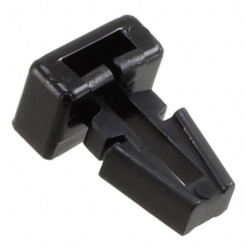 CABLE TIE HLDR SGL PUSH MNT BLK