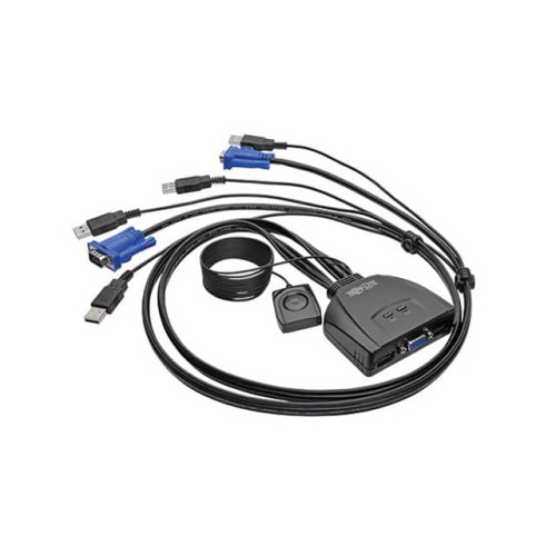 2-PORT USB/VGA CABLE KVM SWITCH