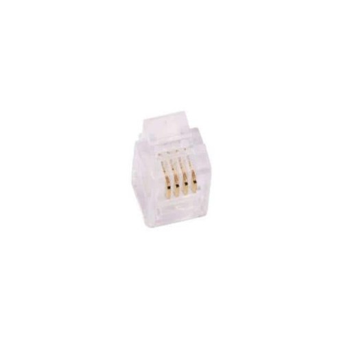 4P4C UNSHIELDED PLUG ROUND CABLE