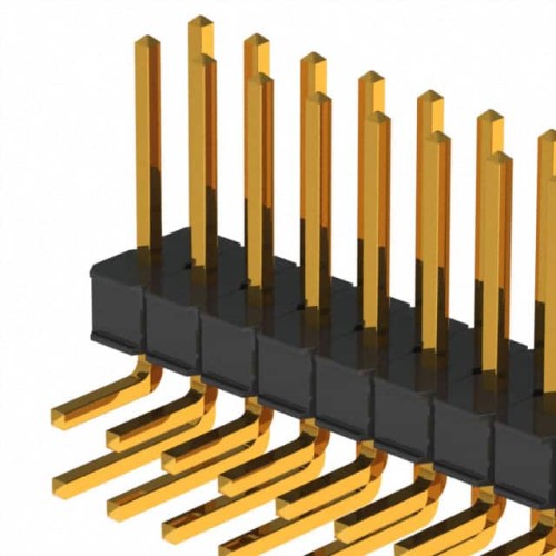CONN HEADER R/A 18POS 2.54MM