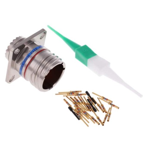 CONN RCPT MALE 22POS GOLD CRIMP