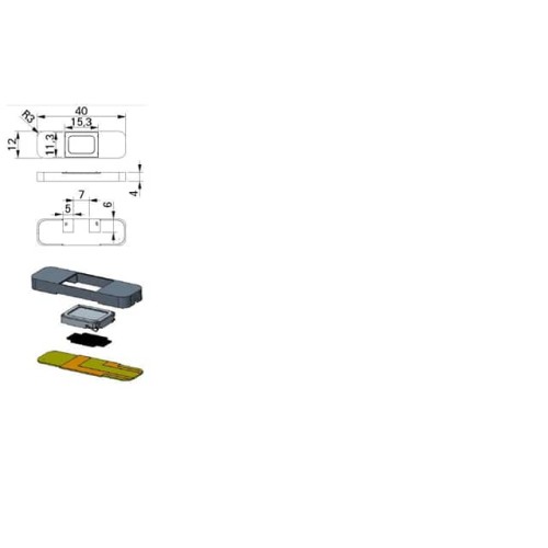 SPEAKER BOX WITH SOLDER PADS - 1