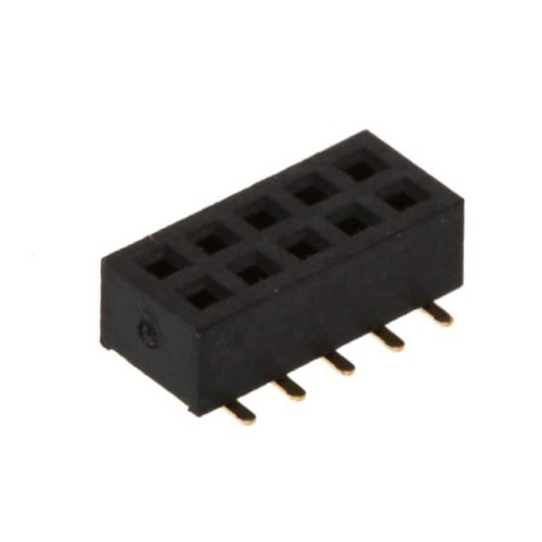 RECEPTACLE, SMT, DUAL ROW, 1.27