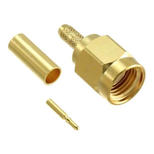 CONN SMA PLUG STR 50 OHM SOLDER