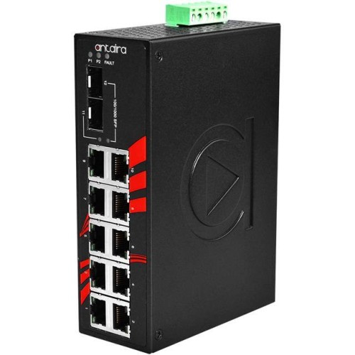 12-PORT INDUSTRIAL GIGABIT UNMAN
