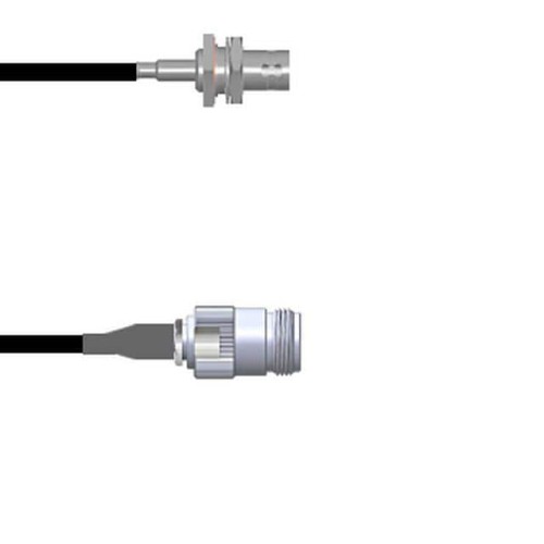 CBL ASSY BNC-N-TYP JACK RG174 9"
