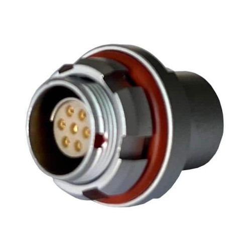 CONN RCPT FMALE 7P GOLD SLDR CUP