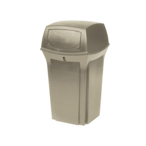 RANGER 2 DOOR OUTDOOR TRASH CAN,