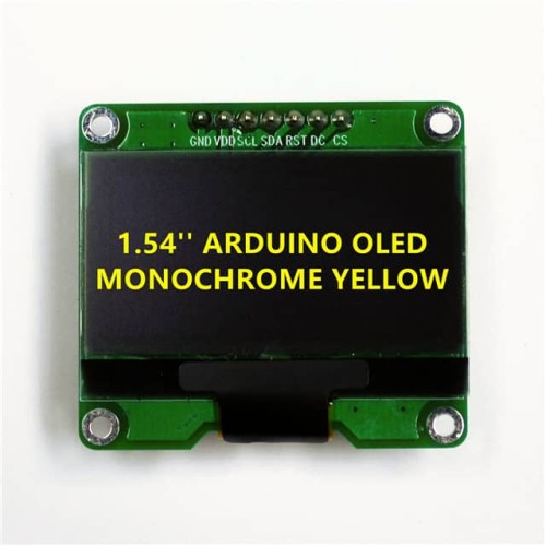 1.54'' ARDUINO OLED YELLOW128X64