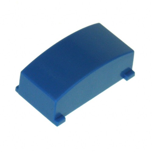 CAP PUSHBUTTON RECTANGULAR BLUE