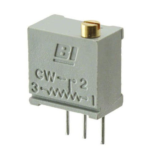 TRIMMER 5K OHM 0.5W PC PIN TOP