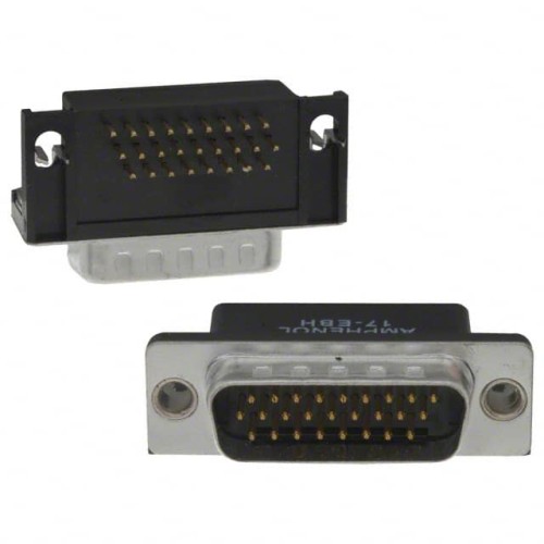 CONN D-SUB HD PLUG 26P R/A SLDR