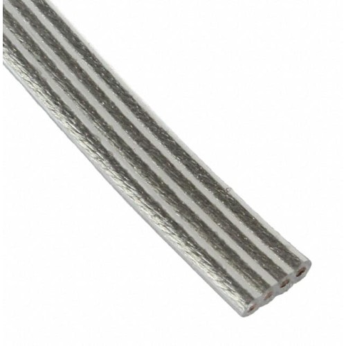 CBL RIBN 4COND CLEAR 100'