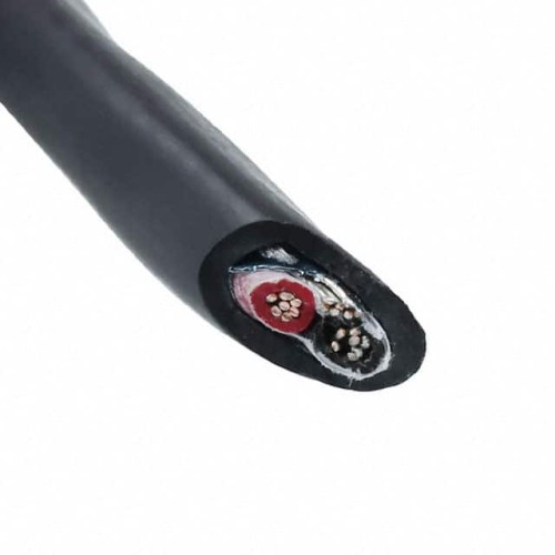 CABLE 2COND 18AWG BLACK FEET