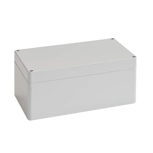BOX PLAS GRAY 9.449"L X 4.724"W
