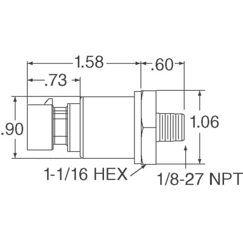 SENSOR SEALED GAUGE 0-17 BAR