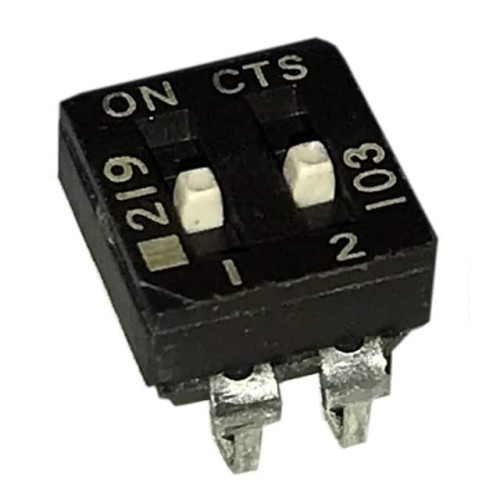 SWITCH SLIDE DIP SPST 100MA 20V