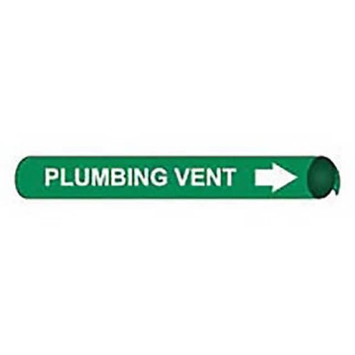PIPE MARKER, PRECOILED AND STRAP