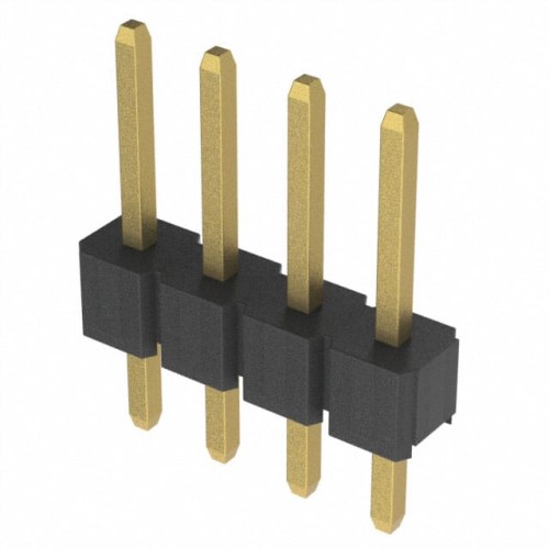 CONN HEADER VERT 4POS 2.54MM