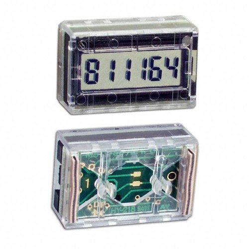TACHOMETER LCD 6 CHAR 5V SNAP IN