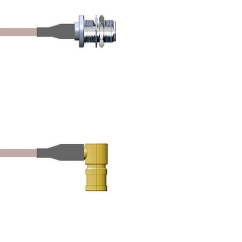 CBL ASY SMB-N P-J RG316 DB 18"