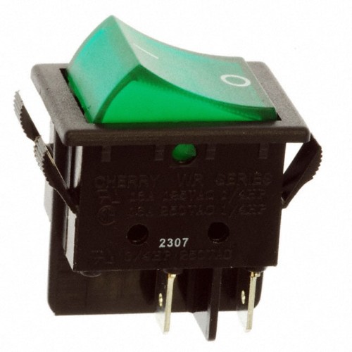 SWITCH ROCKER DPST 16A 125V