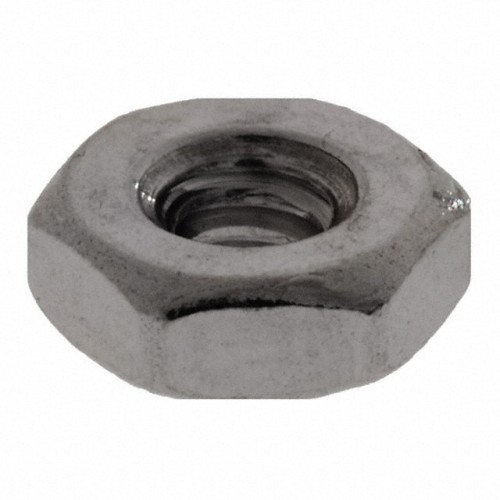 HEX NUT 1/4" STN STEEL 4-40