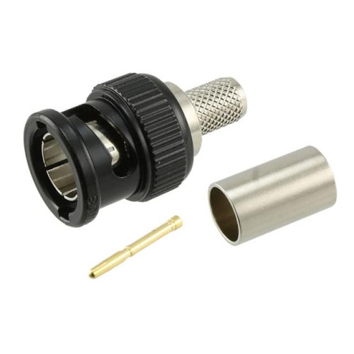CONN HDBNC PLUG STR 75 OHM CRIMP