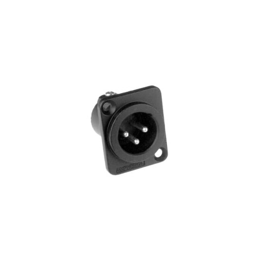 CONN RCPT MALE XLR 3P SOLDER CUP