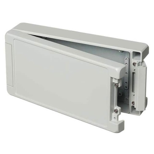 BOX ALUM GRAY 10.197"L X 5.039"W