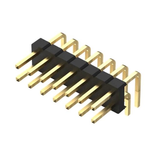 14POS, 2MM PITCH PIN HDR, DIL, T