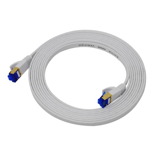 CAT7F ETHERNET CABLE 10FT- WHITE