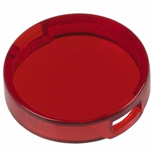 CONFIG SWITCH LENS RED ROUND